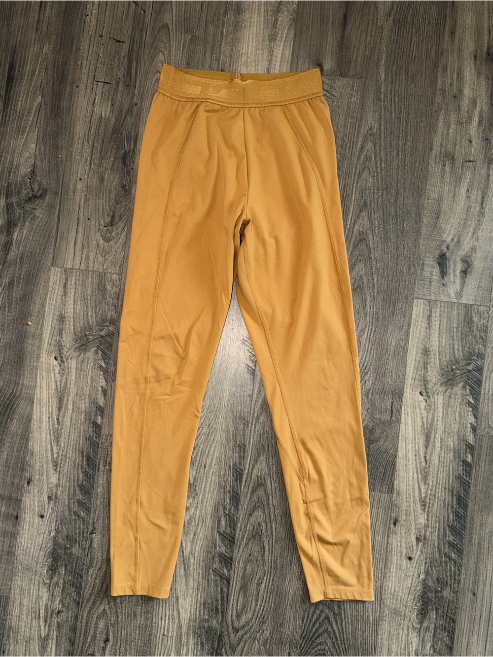 PINK Victoria's Secret Girls' Mustard Yellow Leggings
